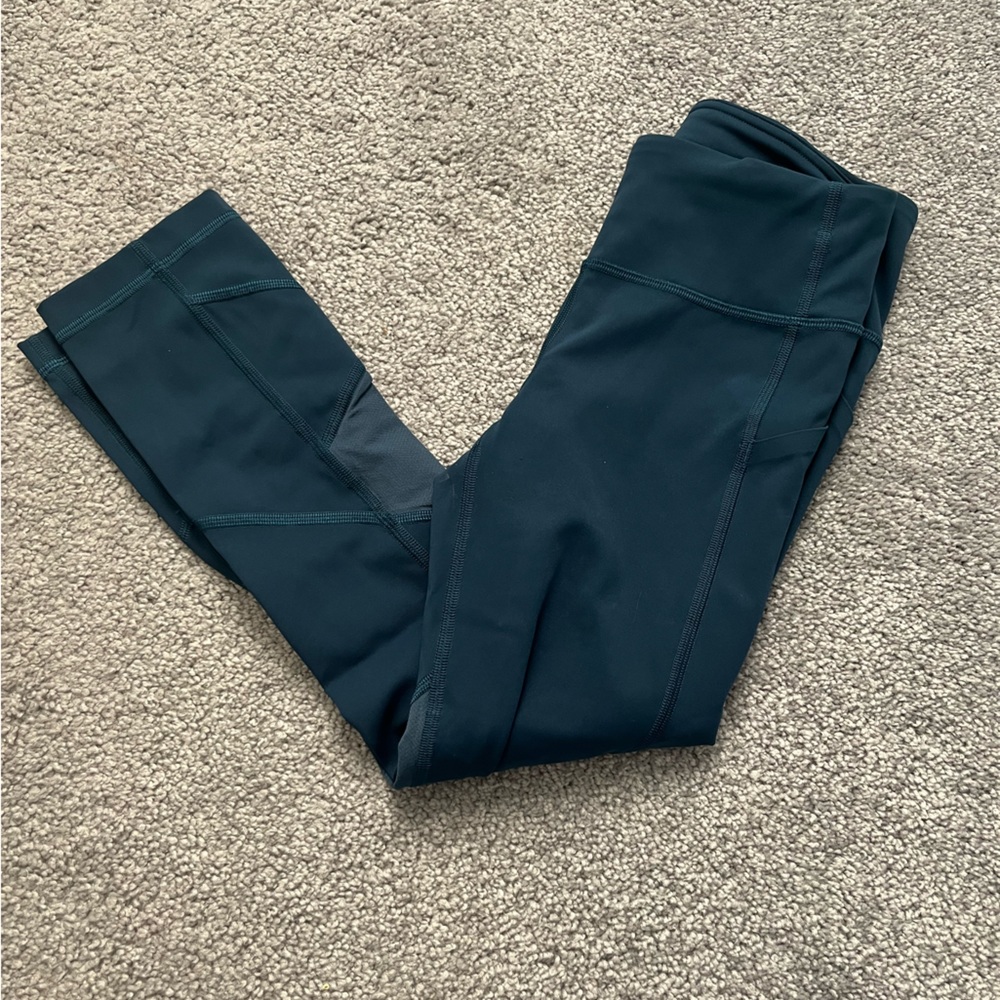 Lululemon Cropped 23” Leggings, Color: Navy/True Navy